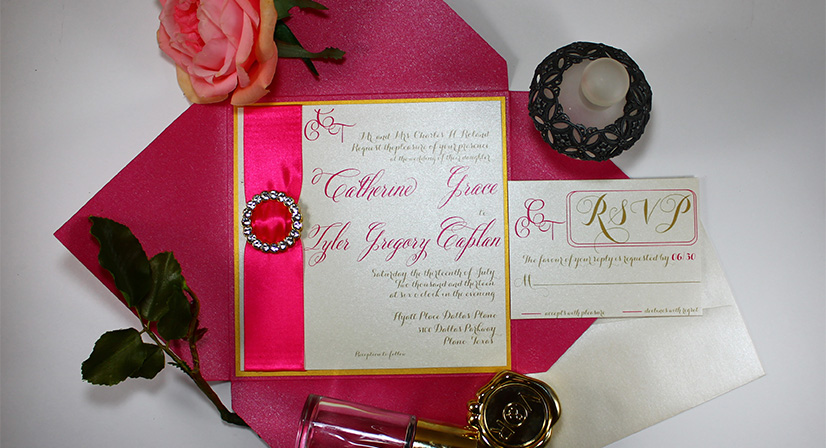 luxury wedding invitations