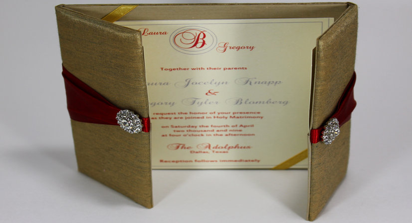 bellyband thermo wedding invitations